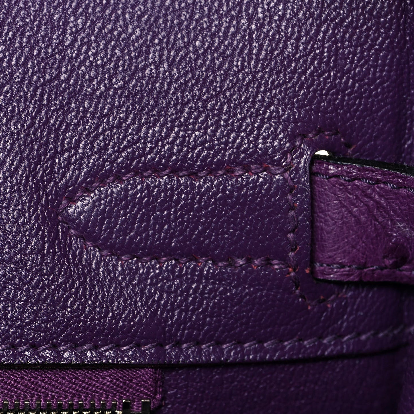 Ostrich Birkin 30 Violine