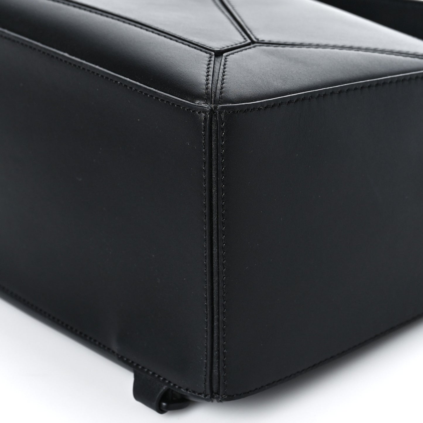 Satin Calfskin Puzzle Bag Black