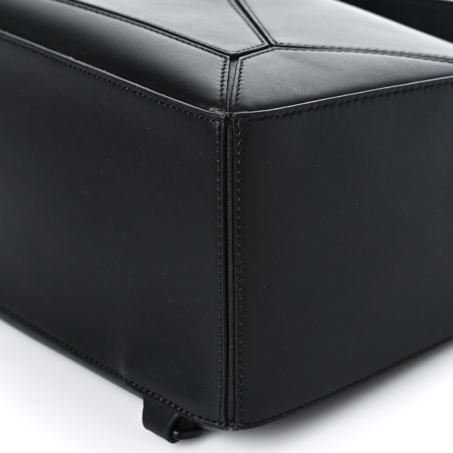 Loewe Satin Calfskin Puzzle Bag Black 7 of 10