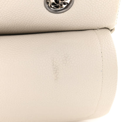 Chanel Washed Caviar Quilted 2.55 Reissue 225 Bijoux Chain Flap White 11 of 12