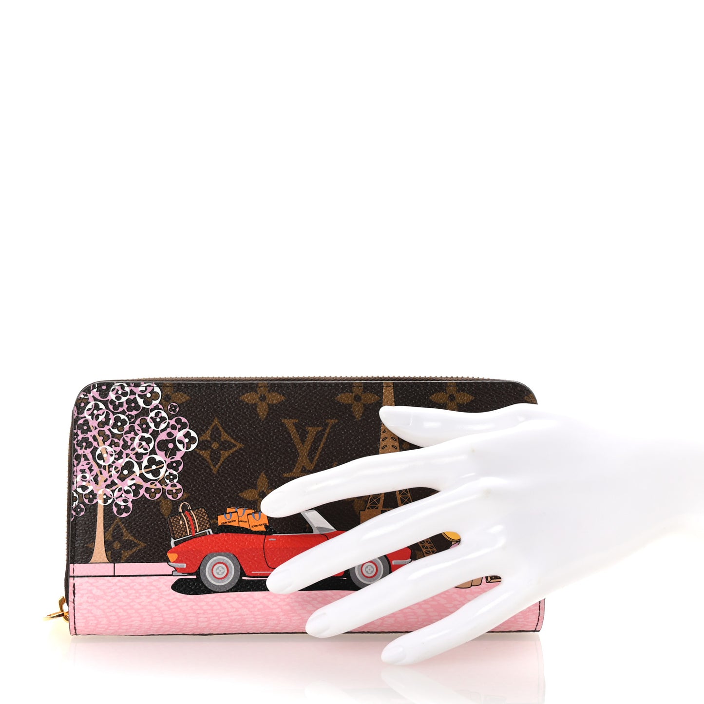 Monogram 2019 Christmas Animation Zippy Wallet