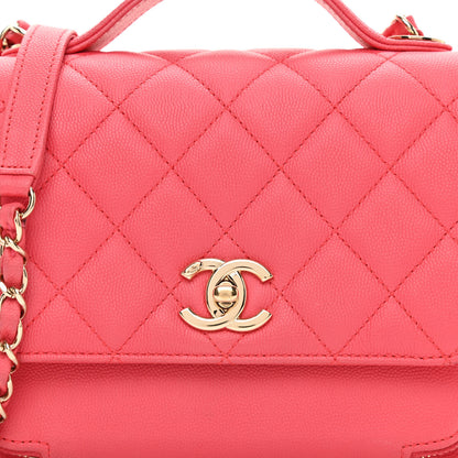 Chanel Caviar Quilted Small Business Affinity Flap Pink 8 of 10