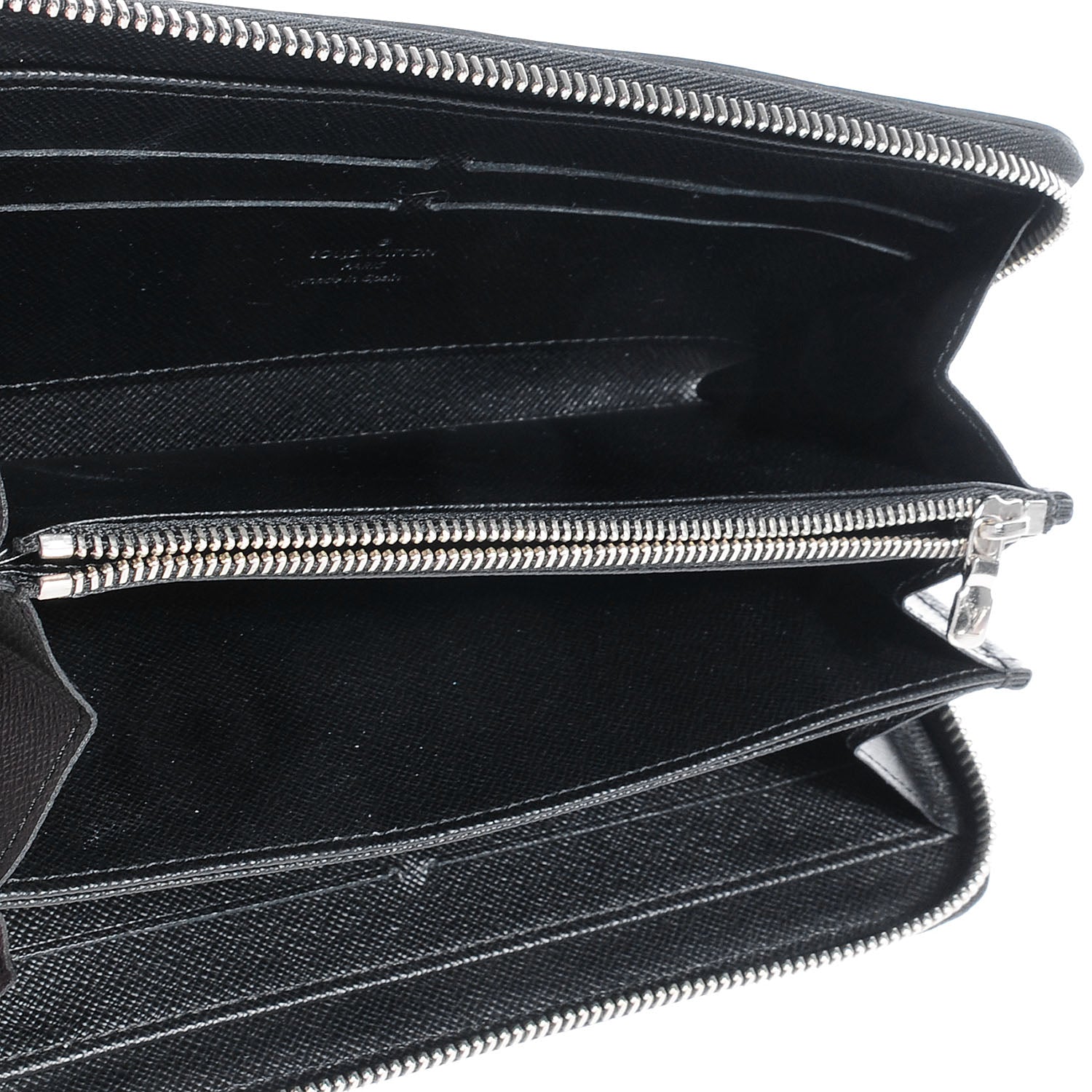 Louis Vuitton Epi Leather Zippy Wallet Black 5 of 7