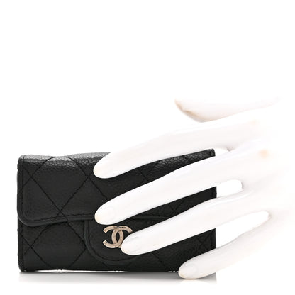 Chanel Caviar Quilted 6 Key Holder Black 2 of 11