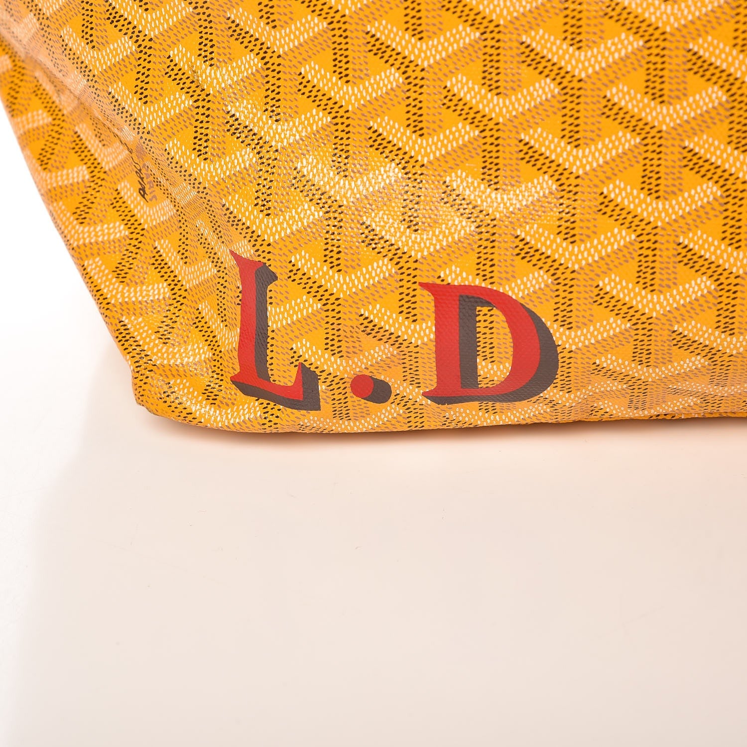 Goyard Goyardine Saint Louis GM Yellow 8 of 10