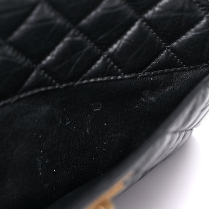 Chanel Aged Calfskin Quilted Medium Reissue Camera Case Black 14 of 16