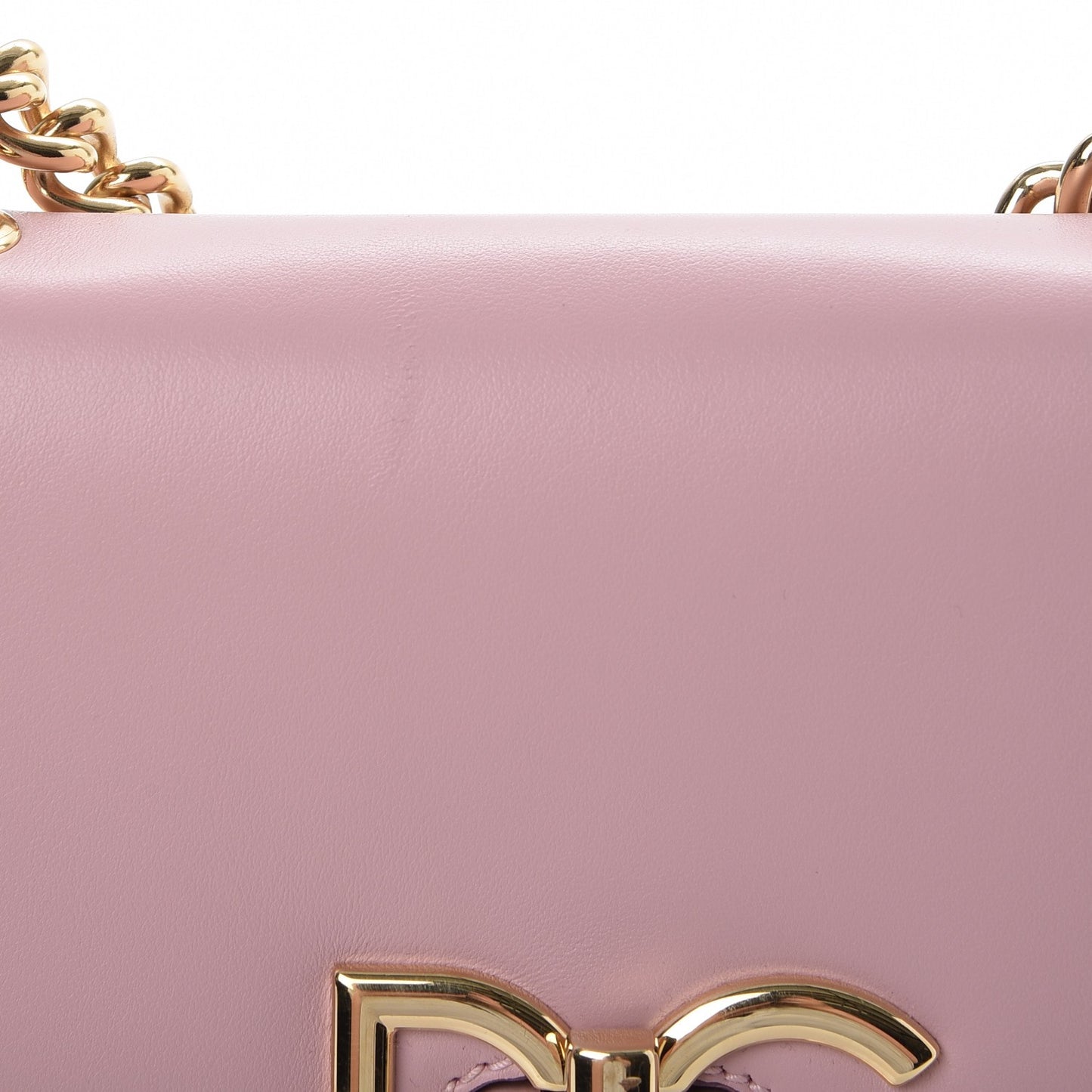 Calfskin Media Wifi Shoulder Bag Pink