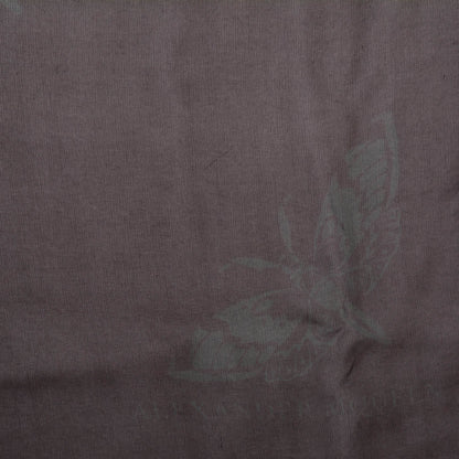 Alexander McQueen Silk Chiffon Escher Ivy Scarf Black Dark Green 4 of 7