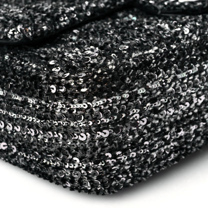 Chanel Sequin Small Single Flap Silver 5 of 11