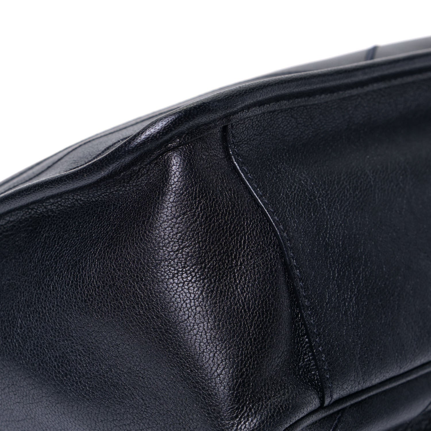 Saint Laurent Lambskin Matelasse Monogram Microstud Medium Niki Chain Satchel Black 4 of 7