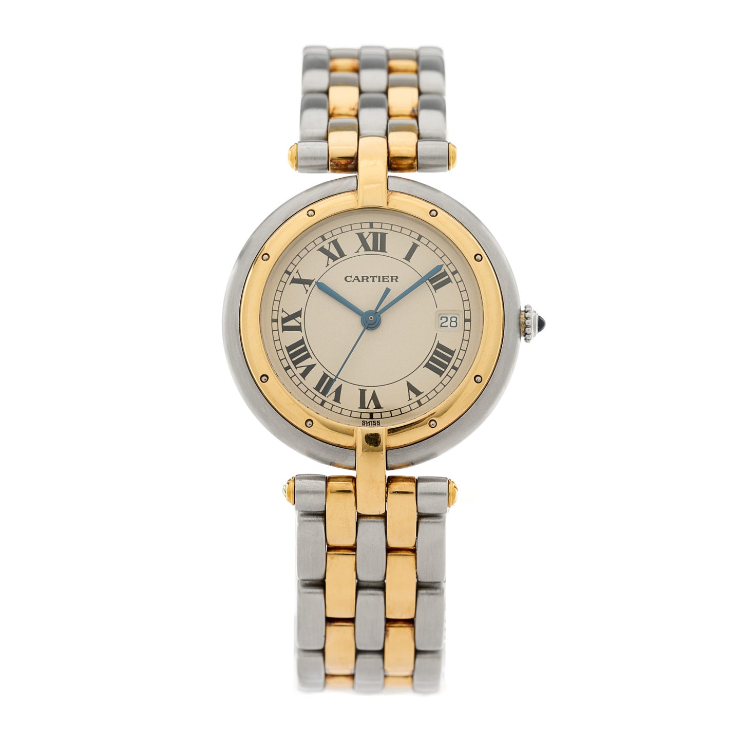 Stainless Steel 18K Yellow Gold 29mm Panthere Vendome Quartz Watch