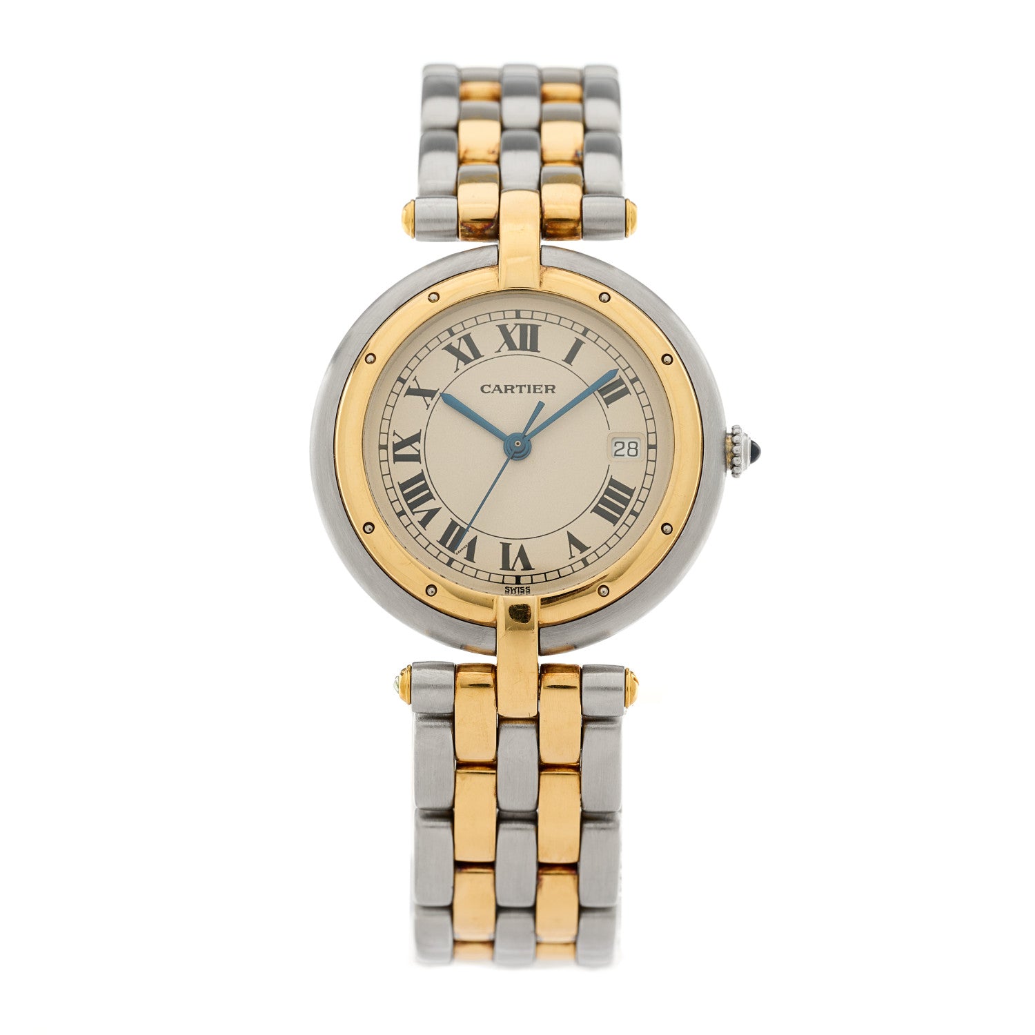 Cartier Stainless Steel 18K Yellow Gold 29mm Panthere Vendome Quartz Watch 1 of 4