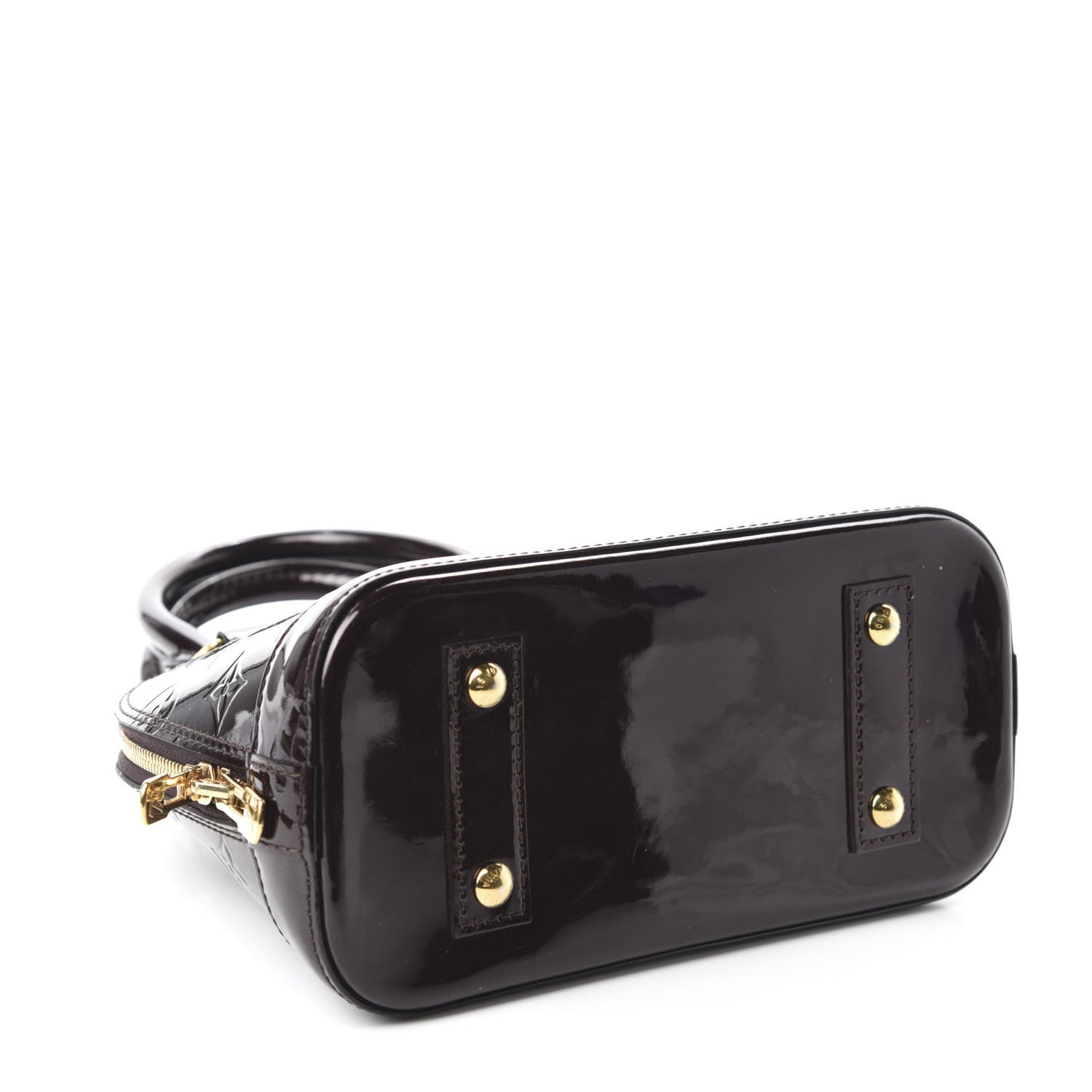 Louis Vuitton Vernis Alma BB Amarante 4 of 10