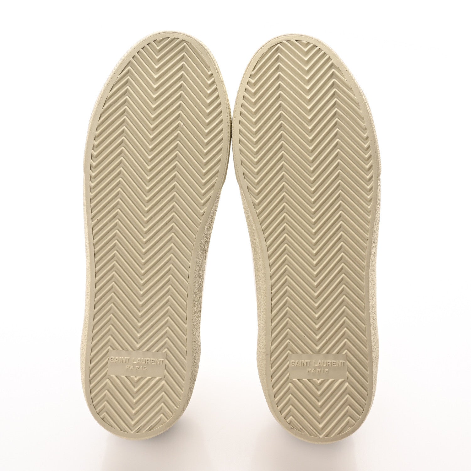 Saint Laurent Calfskin Embroidered Court Classic Sneakers 38 White Black 6 of 9
