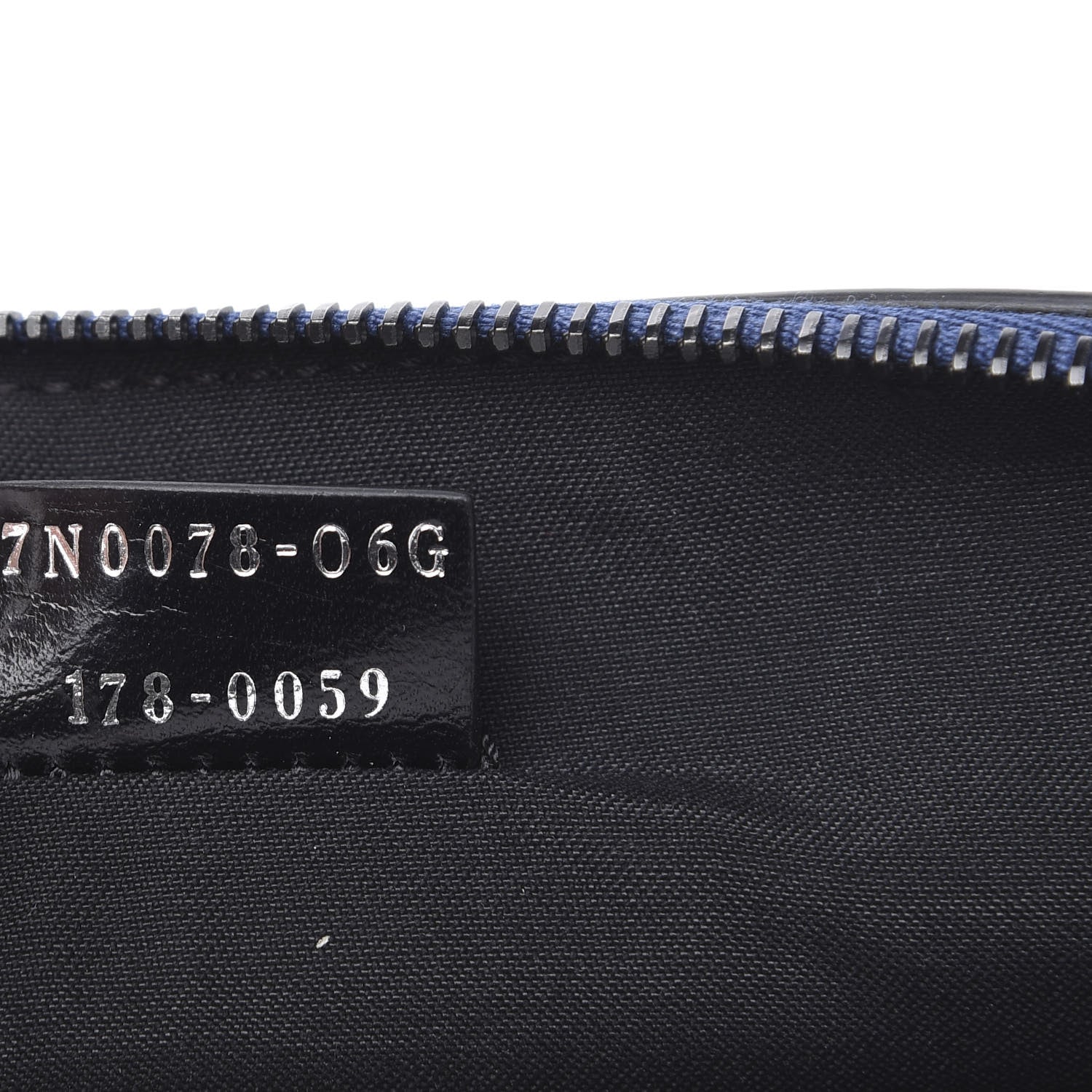 Fendi Vitello Century Lined Monster Eyes Pouch True Blue Celeste Multicolor 7 of 10