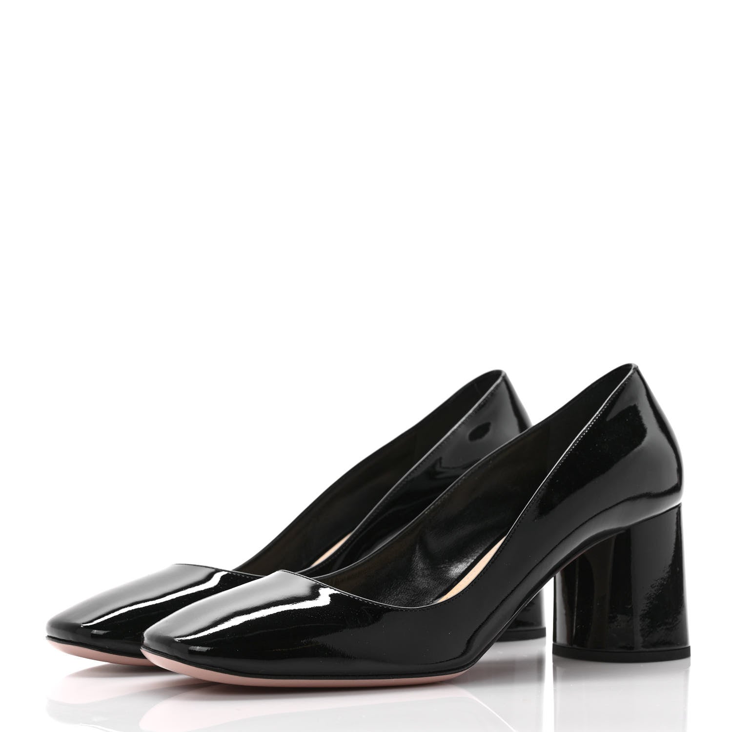 Prada Vernice 65mm Pumps 38 Black 3 of 8