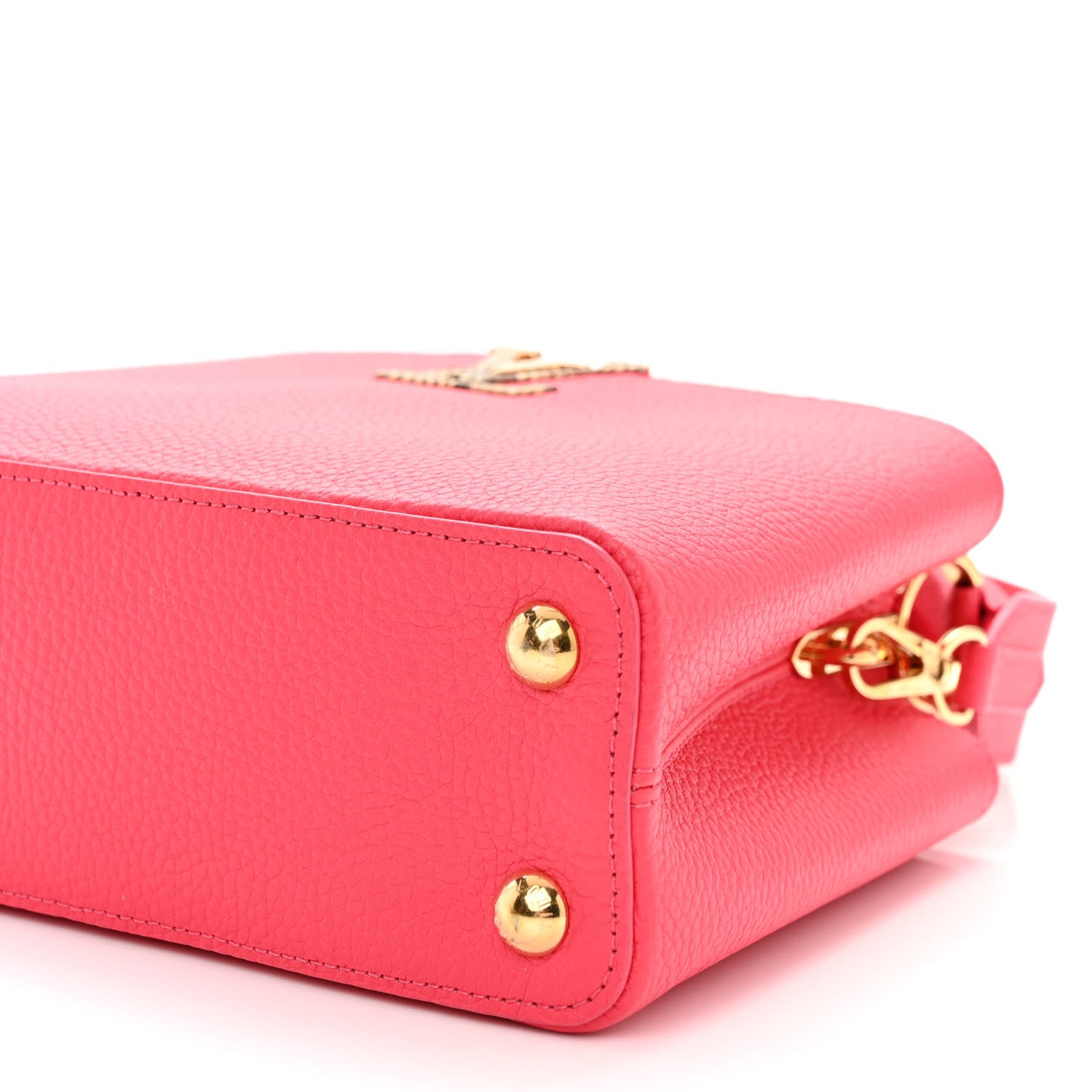 Louis Vuitton Taurillon Snakeskin Capucines BB Rose Berlingot 9 of 10