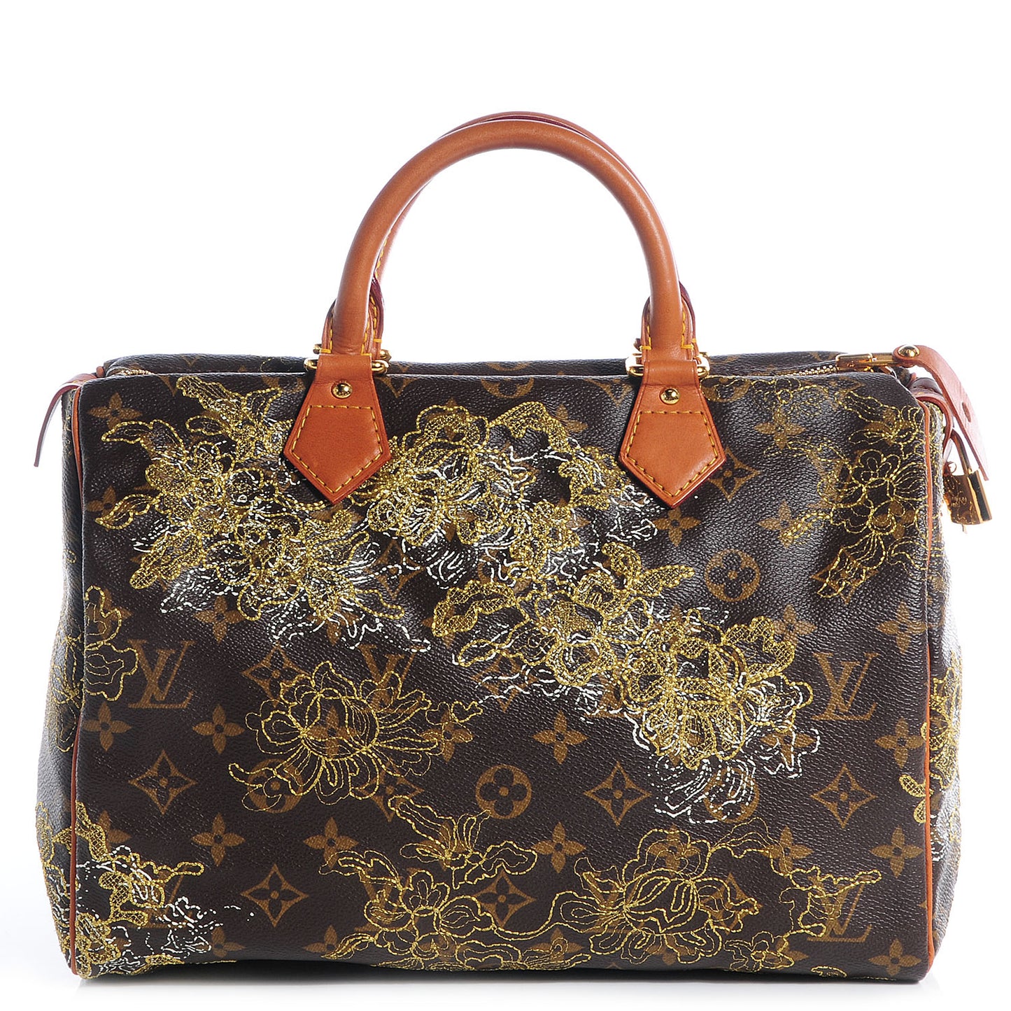 Monogram Dentelle Speedy 30 Gold