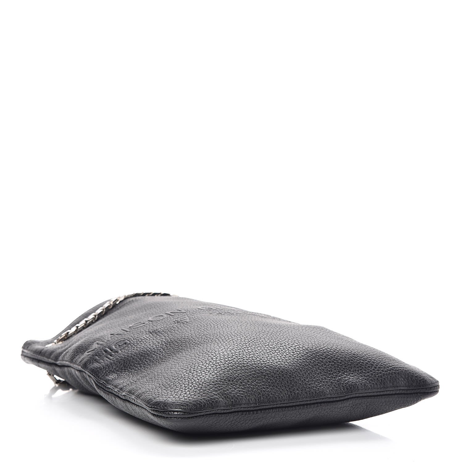 Givenchy Pebbled Calfskin Large HDG Flat Tote Black 4 of 10