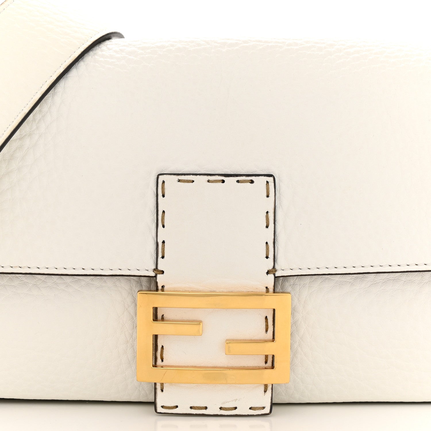 Fendi Cuoio Romano Selleria Baguette Latte 7 of 11