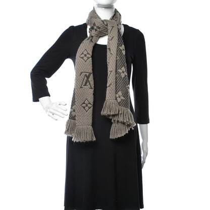 Louis Vuitton Wool Silk Logomania Scarf Verone 2 of 5