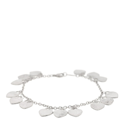 Tiffany Sterling Silver Mini Return to Tiffany Multi Heart Charm Bracelet 1 of 3
