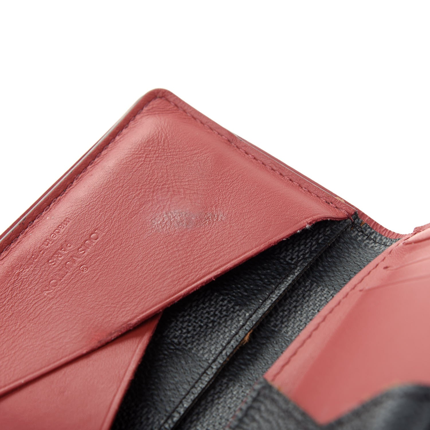 Louis Vuitton Damier Graphite Pocket Organizer Bordeaux 8 of 9