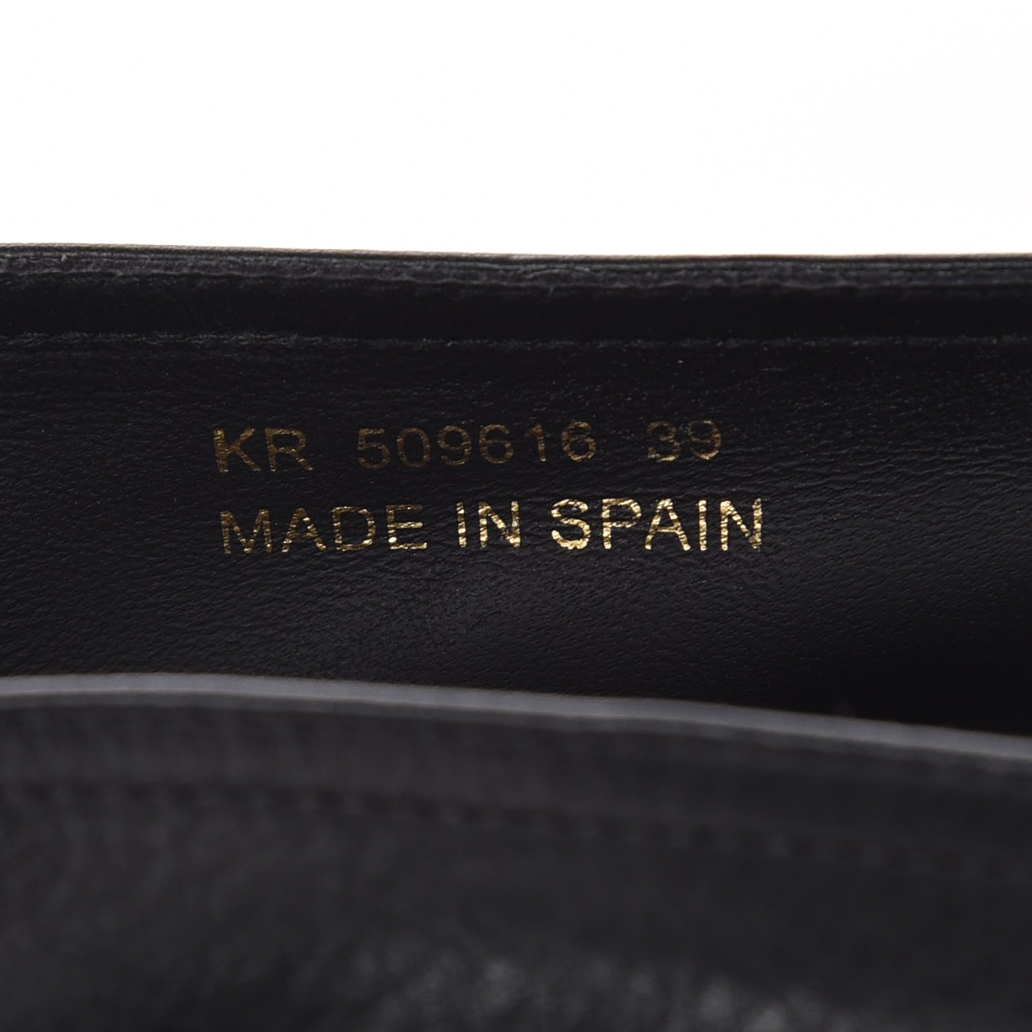 Saint Laurent Calfskin Monogram Espadrilles 39 Black 8 of 10