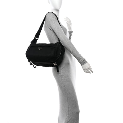 Prada Nylon Tessuto Montagna Messenger Bag Black 2 of 13