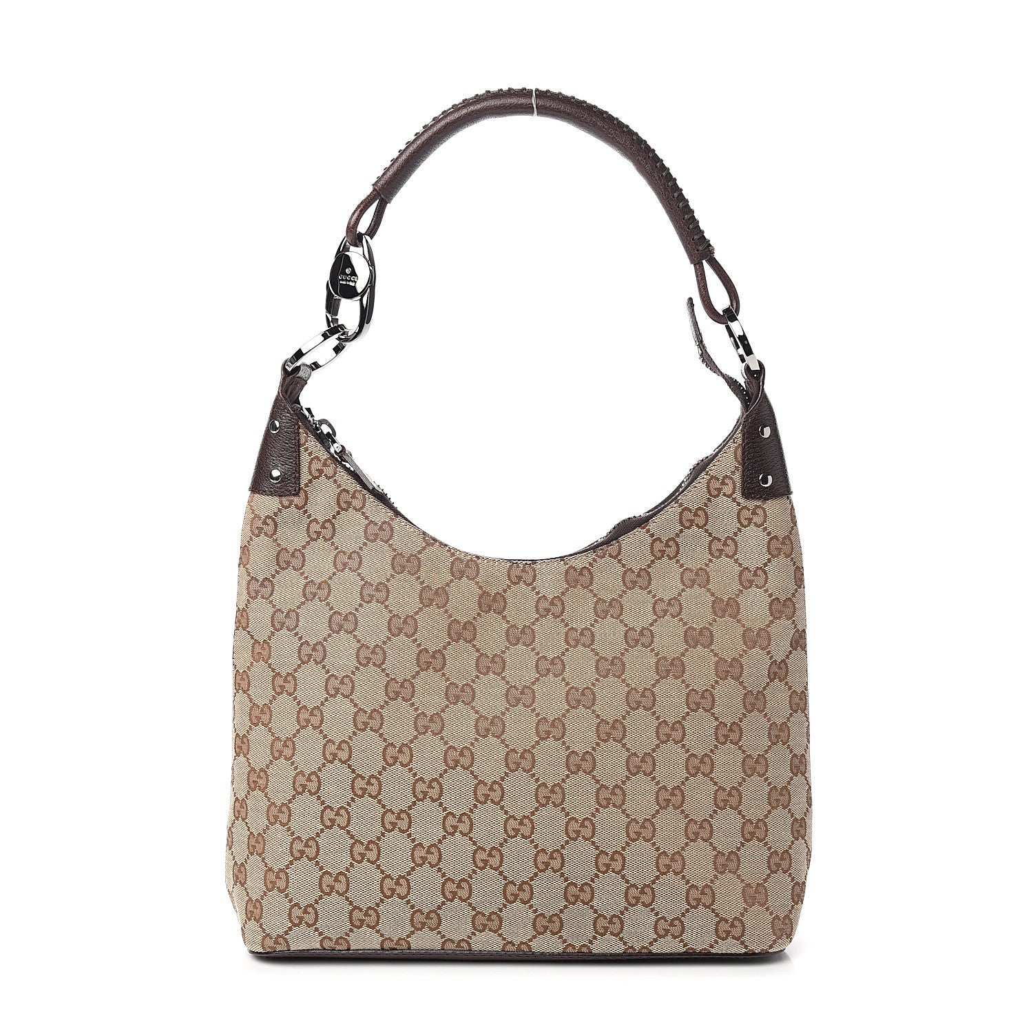 Gucci Monogram Shoulder Bag Dark Brown 1 of 9