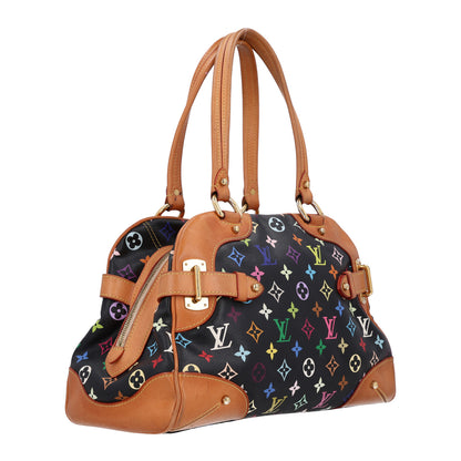 Louis Vuitton Monogram Multicolor Claudia Black 3 of 10