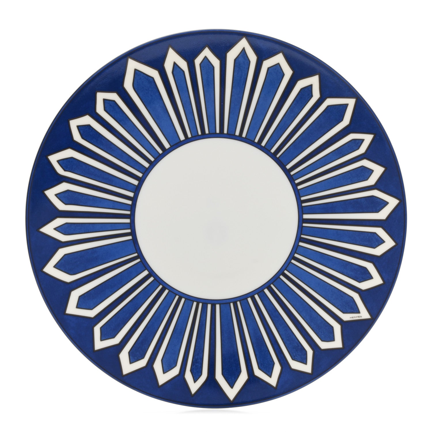 Hermes Porcelain Bleus D'Ailleurs Dinner Plate 1 of 8