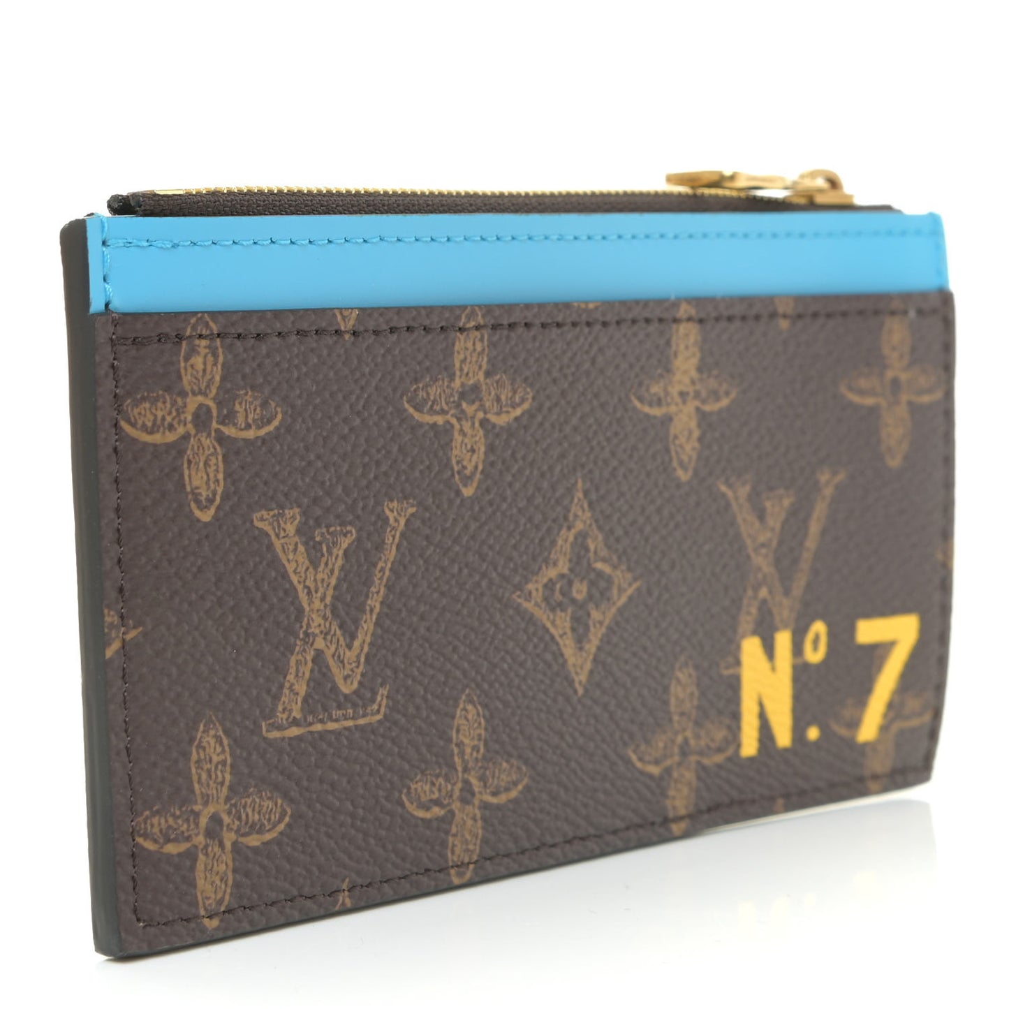 Monogram Vintage Calfskin Trunk L'œil Coin Card Holder