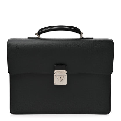 Louis Vuitton Taiga Neo Robusto 2 Compartment Briefcase Black 1 of 12