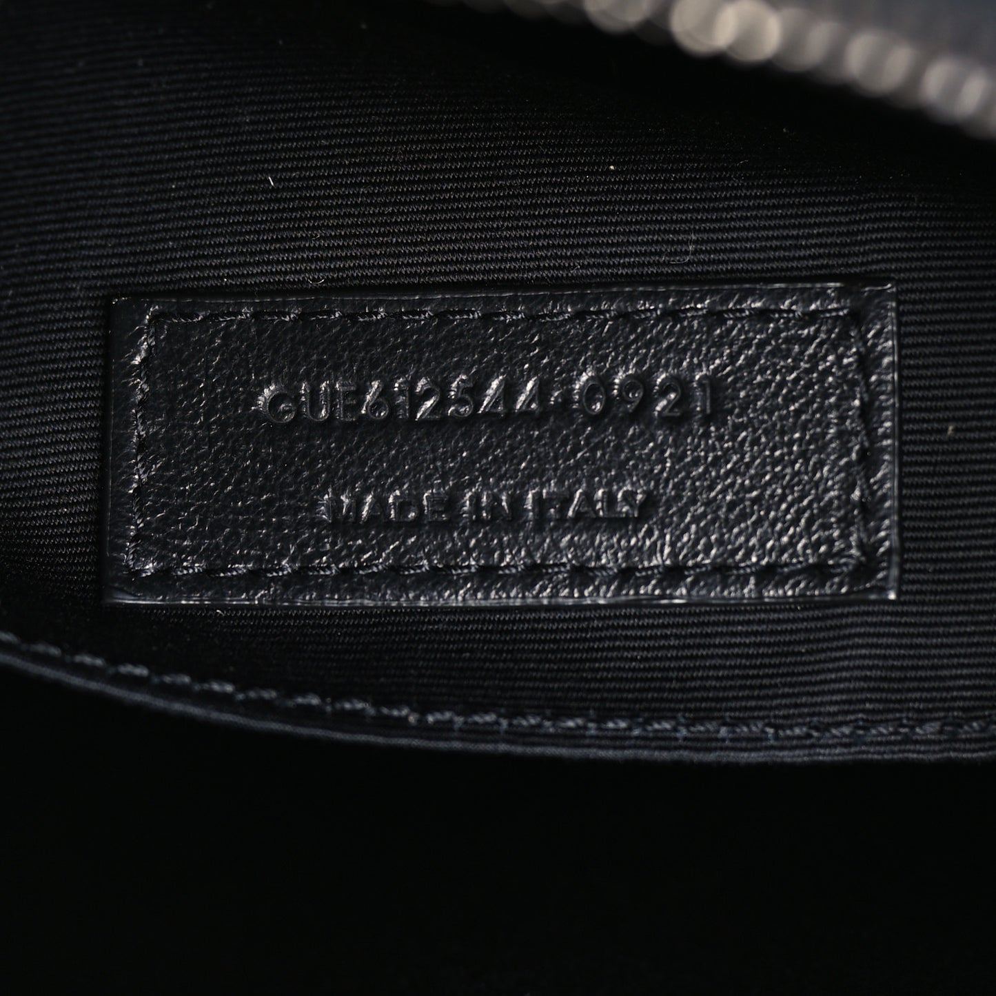 Calfskin Matelasse Monogram Lou Camera Bag Black