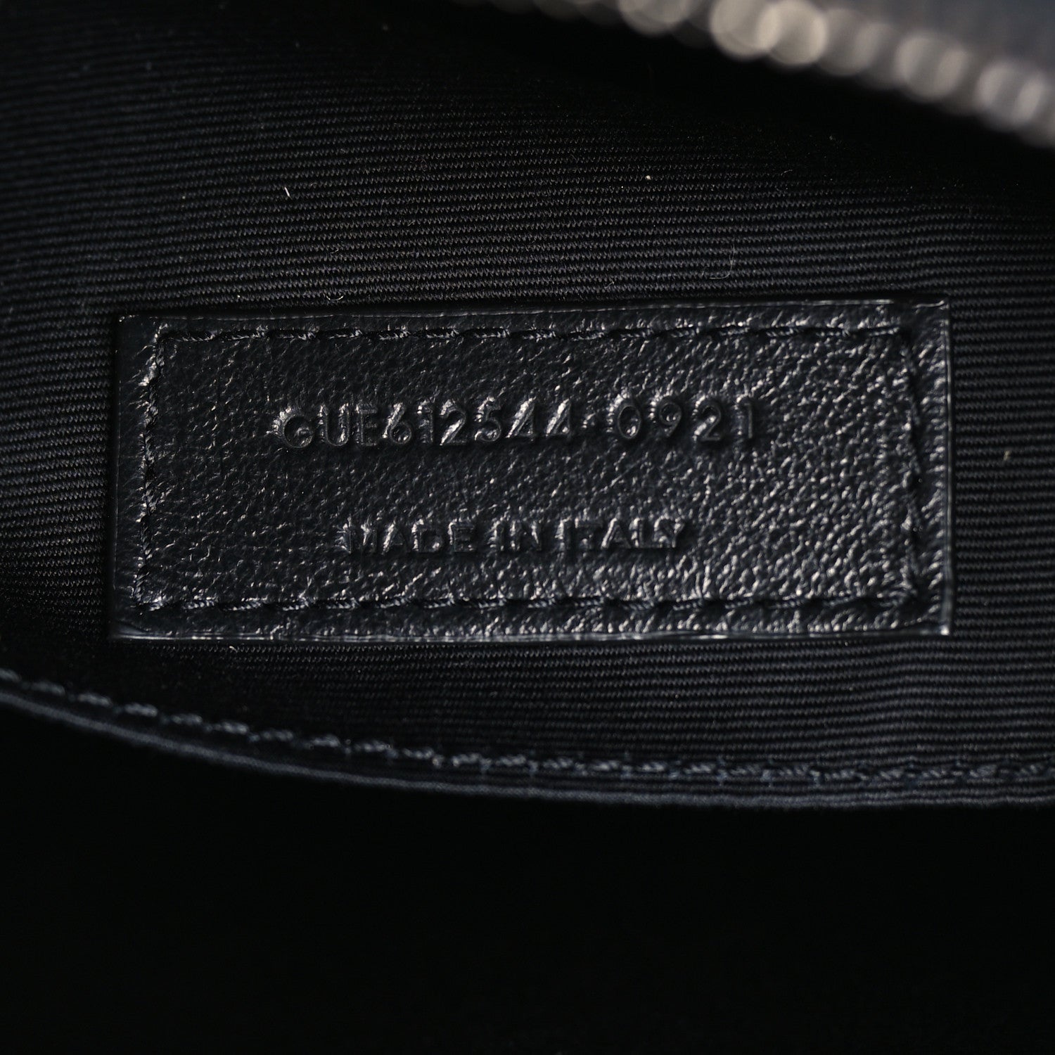 Saint Laurent Calfskin Matelasse Monogram Lou Camera Bag Black 7 of 9