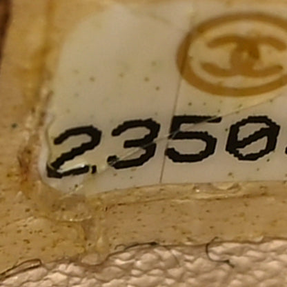 Chanel Grained Calfskin Stitched Small Label Click Shopper Tote Blue 7 of 9