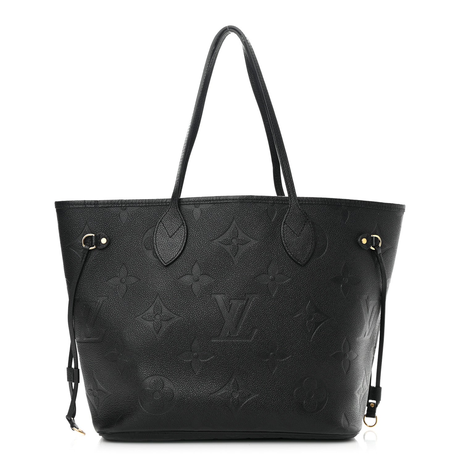 Louis Vuitton Empreinte Monogram Giant Neverfull MM Black 3 of 13