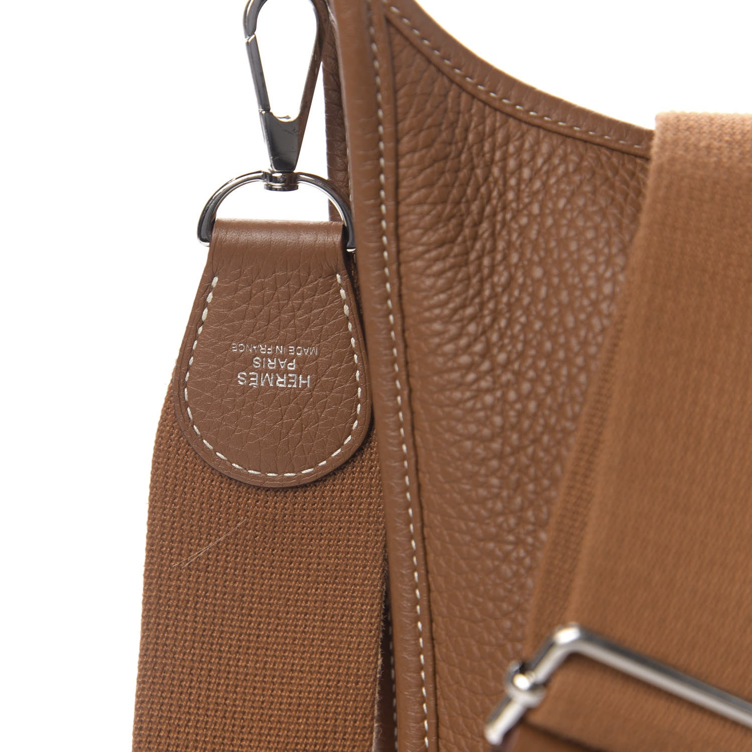 Hermes Taurillon Clemence Evelyne III PM Gold 8 of 11