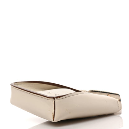 Stella McCartney Eco Alter Nappa Perforated Logo Micro Crossbody Bag White 7 of 7