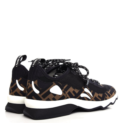 Fendi Technical Mesh Lycra FFreedom Patchwork Sneakers 38.5 Black Tobacco 4 of 11