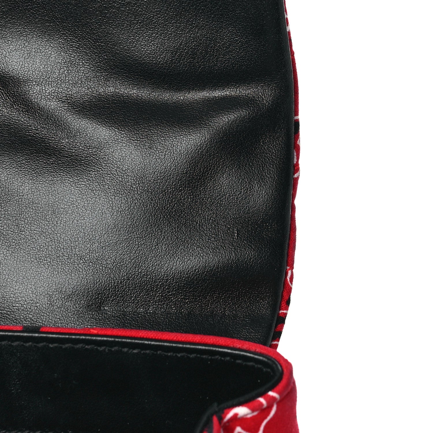 Saint Laurent Cotton Bandana Y Quilted Monogram Toy Loulou Crossbody Bag Red 8 of 12