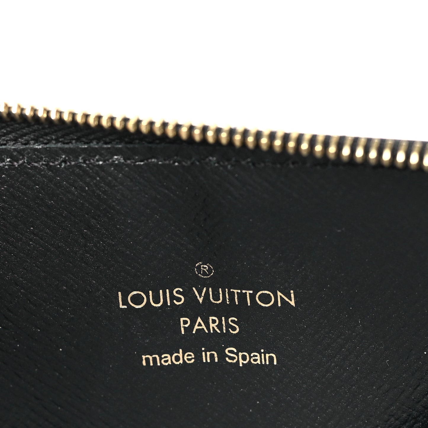 Monogram Slim Purse Black