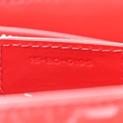 Christian Dior Patent Cannage Medium Lady Dior Red 7 of 11