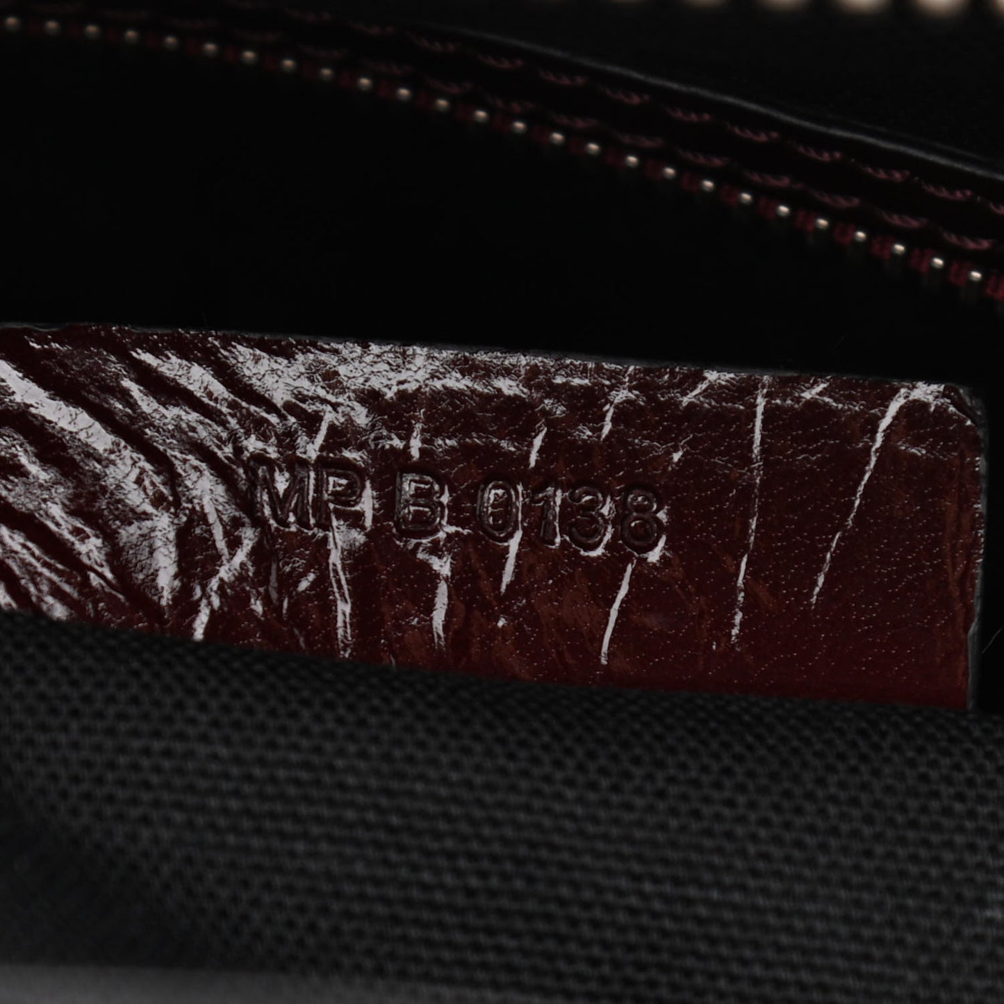 Crinkled Patent Calfskin Small Antigona Aubergine