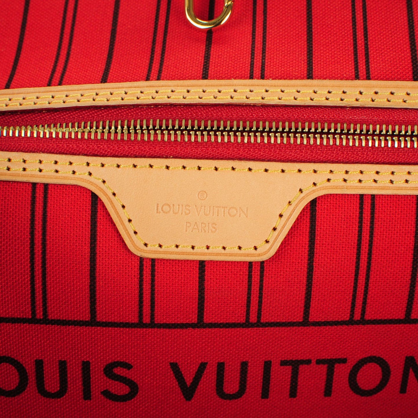 Monogram Neverfull MM Cherry