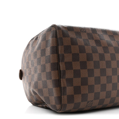 Louis Vuitton Damier Ebene Speedy 30 9 of 12