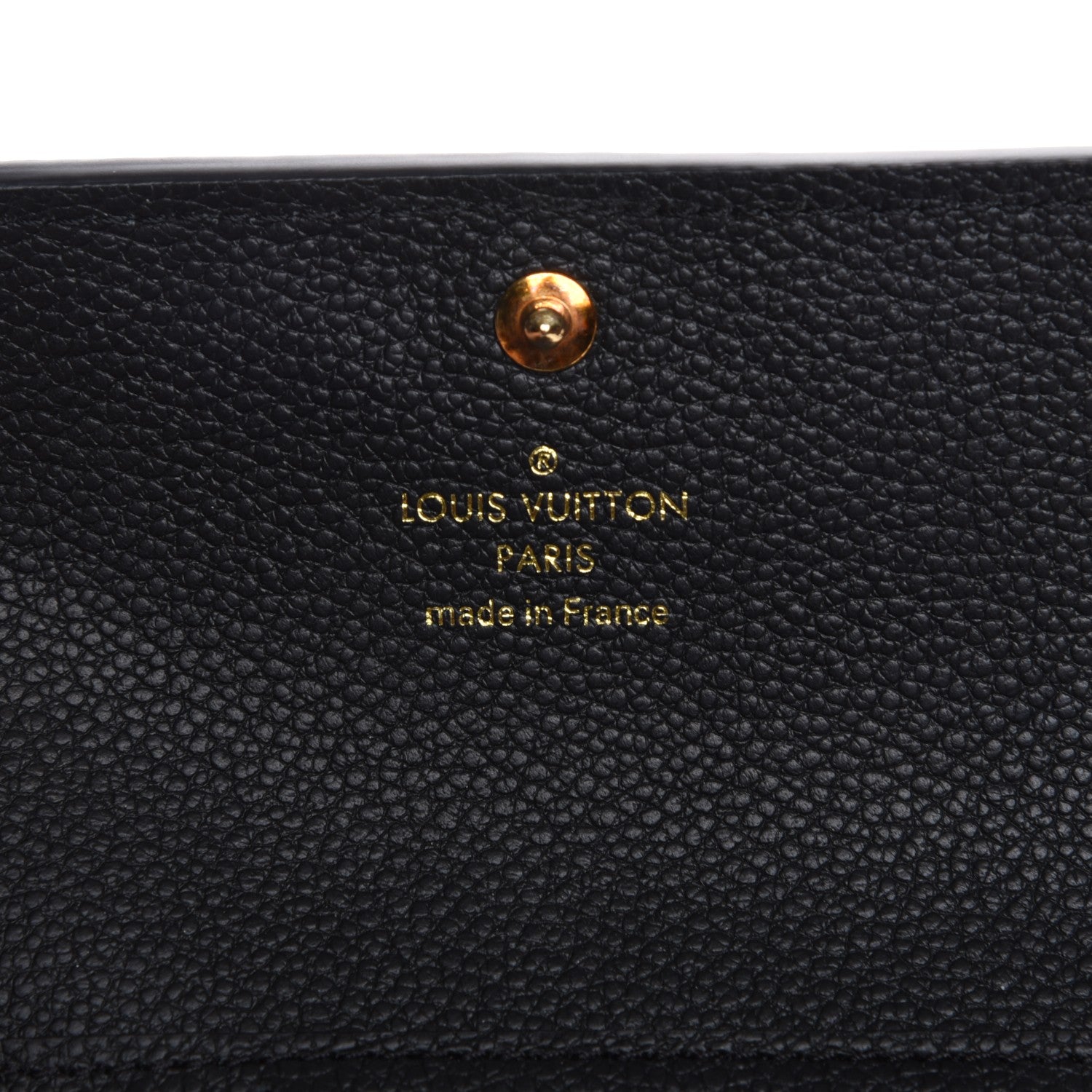 Louis Vuitton Empreinte Pont-Neuf Compact Wallet Black 6 of 8