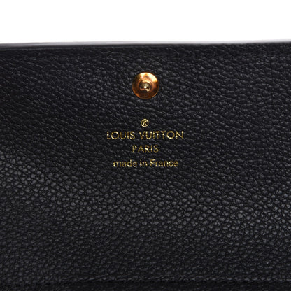 Louis Vuitton Empreinte Pont-Neuf Compact Wallet Black 6 of 8
