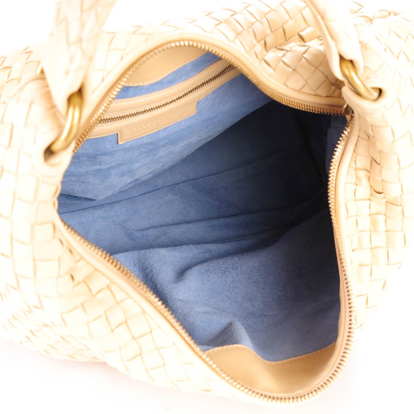 Nappa Intrecciato Pyramid Hobo Aurora